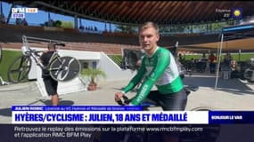 À 18 ans, le Varois Julien Robic remporte une médaille de bronze lors des championnats de France de cyclisme sur piste