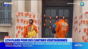 Nice: L214 se mobilise pour davantage de menus végétariens dans les cantines scolaires
