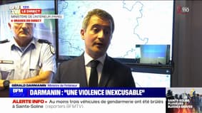 Sainte-Soline: 24 gendarmes blessés dont 1 en urgence absolue et 7 manifestants blessés dont 1 en urgence absolue, affirme Gérald Darmanin