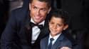Cristiano Ronaldo et son fils Cristiano Jr