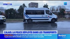 Calais: la police déployée dans les transports