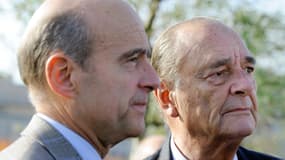 Alain Juppé et Jacques Chirac en 2009