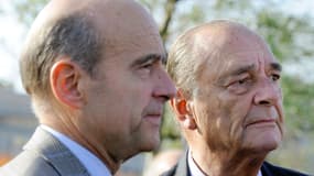 Alain Juppé et Jacques Chirac en 2009