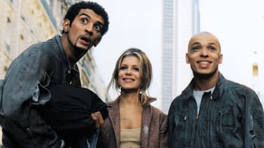 Ramzy Bedia, Marina Foïs et Eric Judor dans "La Tour Montparnasse infernale"
