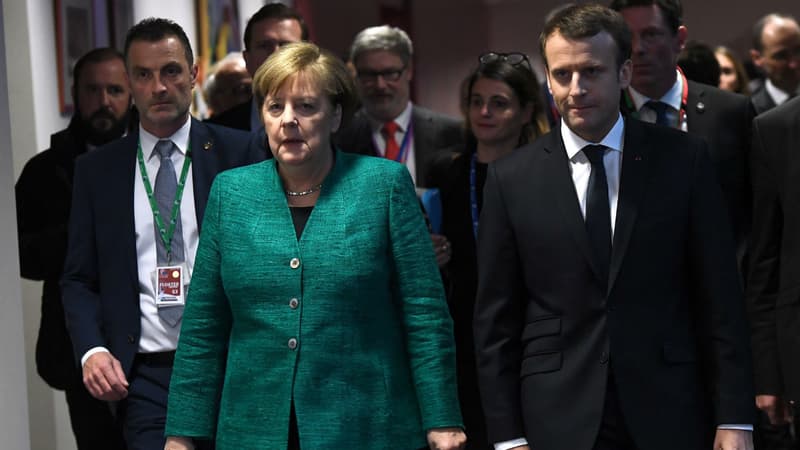 Angela Merkel et Emmanuel Macron
