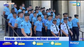 Toulon: les gendarmes prêtent serment