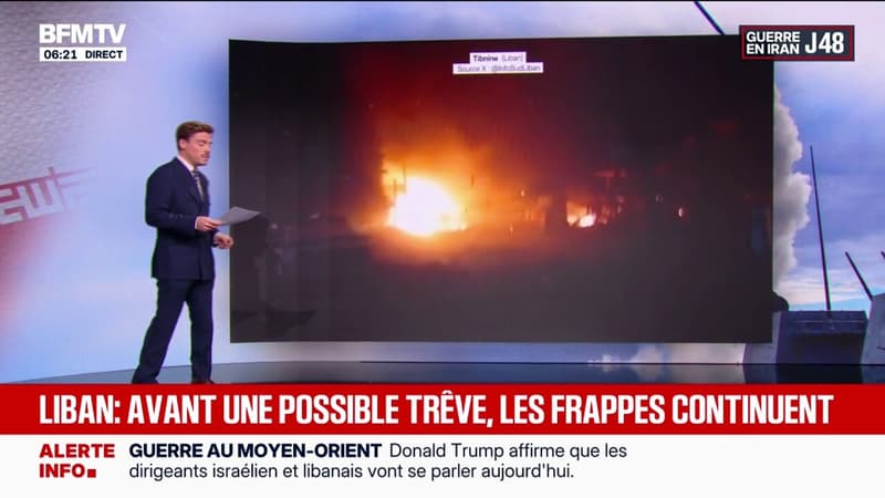 Avant de possibles nouvelles discussions entre dirigeants libanais et israéliens, l'État hébreu continue de bombarder le Sud-Liban