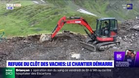 Hautes-Alpes: le chantier a démarré au Clôt des vaches