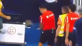 L'arbitre Quintero Gonzalez touché par un projectile après Espanyol-Villarreal (1-2, Liga), le 26 septembre 2024