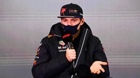 Le pilote néerlandais Max Verstappen, à Barcelone le 24 février 2022