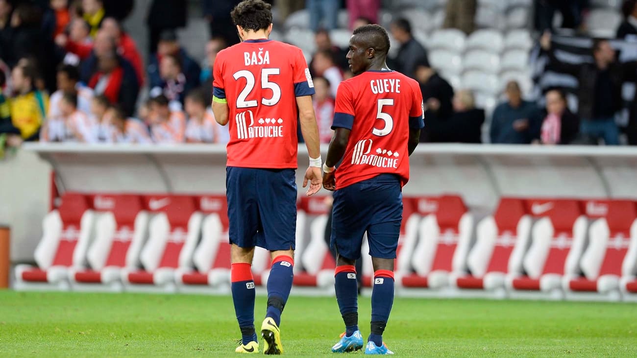 Gueye à Lille en 2014 Gueye à Lille en 2014