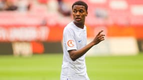 Yannis Issoufou le 17/05/2023 lors du match U17 entre l'Ecosse et la France