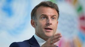 Emmanuel Macron à Nice le 9 juin 2025