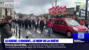 Réforme des retraites: des caisses de retraites pour les grévistes du Havre