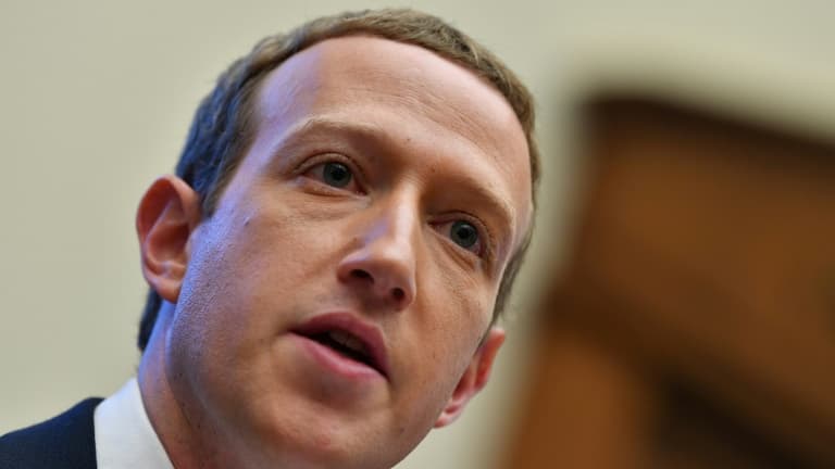 Le patron de Facebook Mark Zuckerberg, le 23 octobre 2019 à Washington