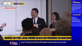 Antisémitisme: Emmanuel Macron remet le prix Jean-Pierre Bloch à l'animateur Arthur et à l'humoriste Sophia Aram