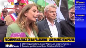 "Un drapeau sur le fronton d'une mairie n'a jamais tué personne", estime Marine Tondelier (Les Écologistes)