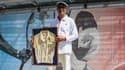 Yannick Noah lors d'un hommage pour le 40e anniversaire de son sacre à Roland-Garros