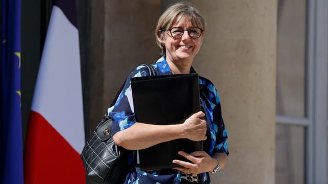 La ministre de l'Enseignement supérieur Sylvie Retailleau à l'Élysée, le 13 juillet 2022.