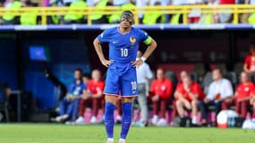 Kylian Mbappé lors de France-Pologne (1-1, Euro), le 25 juin 2024