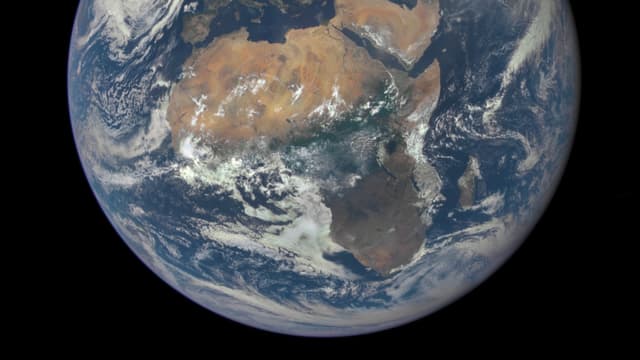 L'Afrique vue depuis l'espace.