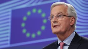 L'ancien négociateur pour le Brexit Michel Barnier (LR) à Bruxelles, le 28 février 2018