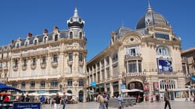 Place de la Comédie, à Montpellier