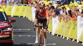 Thymen Arensman sur le Tour de France 2025.