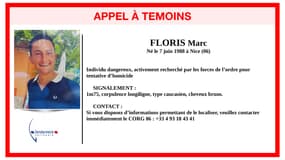 Un homme de 33 ans est recherché dans les Alpes-Maritimes.