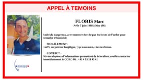 Un homme de 33 ans est recherché dans les Alpes-Maritimes.