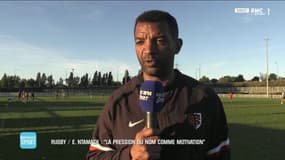 Émile Ntamack : "Romain a grandi avec ce nom. Je lui ai toujours dit de faire ce qu'il sait faire."