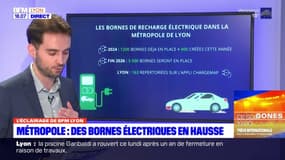 Métropole de Lyon: davantage de bornes de recharge électrique pour les voitures