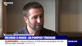 Rouen: ce pompier déplore un manque d'informations et un mauvais équipement lors de l'intervention