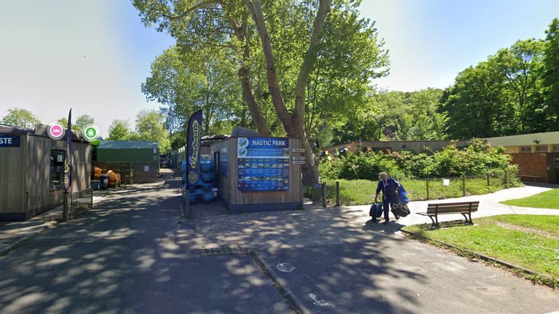 La base nautique située sur l'île de la Chaussée à Bougival.