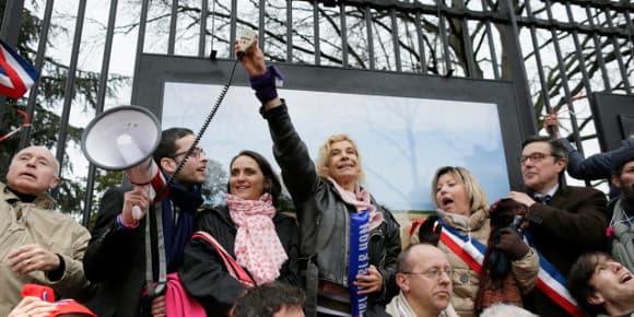 Frigide Barjot, chef de file des anti-mariage homo Frigide Barjot, chef de file des anti-mariage homo