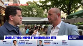 Législatives: Gabriel Amard (Nupes) savoure les résultats du premier tour