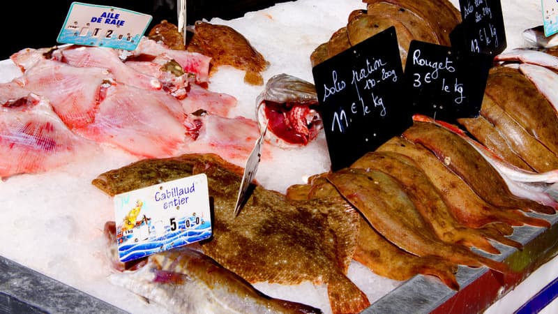 Que ce soit en grande surface, mais plus encore sur les étals des marchés ou des poissonneries, les étiquettes sont souvent trompeuses, dénonce l'association de consommateurs CLCV. (Illustration)