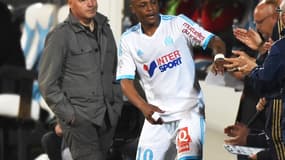 André Ayew, auteur d'un triplé face à Ajaccio