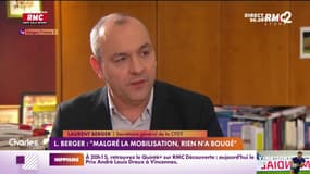 Retraites: "Malgré la mobilisation, rien à bougé", dénonce Laurent Berger