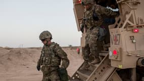 Soldats américains déployés dans la région de Mossoul, en Irak, en octobre 2016 (Photo d'illustration) - YASIN AKGUL / AFP