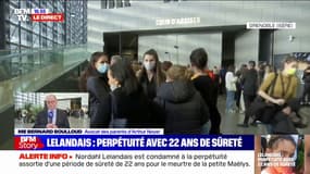 Me Bernard Boulloud, avocat des parents d’Arthur Noyer: "C'est une décision à la hauteur des faits que Nordahl Lelandais a bien voulu reconnaître"