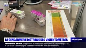Var: la gendarmerie distribue des violentomètres dans les pharmacies
