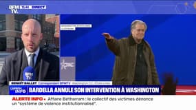 Jordan Bardella annule son intervention à un rassemblement conservateur à Washington après "un geste nazi" de Steve Bannon 
