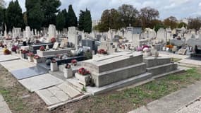 Le cimetière de Carentan-les-Marais (Manche), en mars 2025.