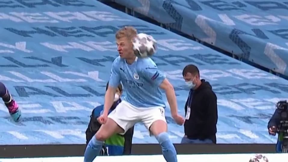 Man City-PSG: l'épaule de Zinchenko