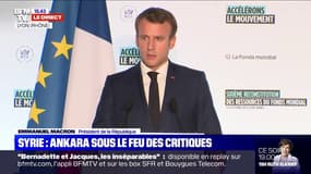 Emmanuel Macron "condamne avec la plus grande fermeté" l'offensive turque en Syrie