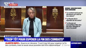 Guerre en Ukraine: "Ne rien faire aurait montré à la Russie qu'elle pouvait aller plus loin encore", affirme Elisabeth Borne