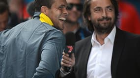 Jo-Wilfried Tsonga et Henri Leconte