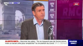 Pr Éric Caumes sur la fin de l'épidémie: "Si on en reste à ce seuil de vaccination, ça va redémarrer dans les mois qui viennent"