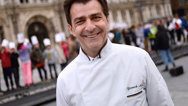 Yannick Alléno, le 13 octobre 2014, pendant la Semaine du goût à Paris.